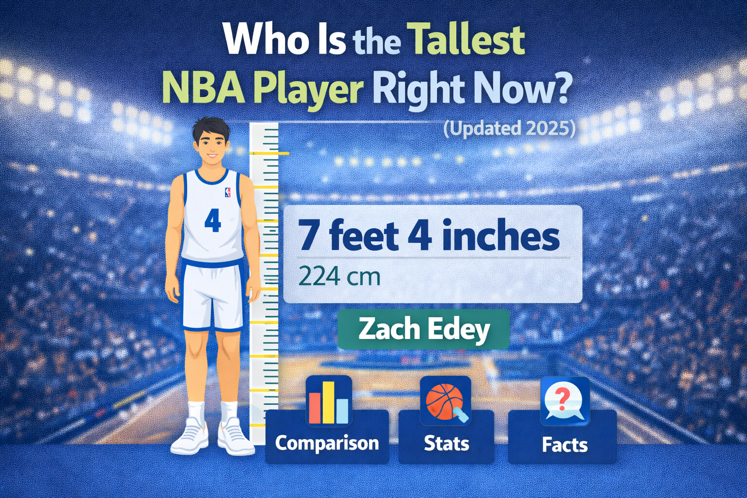 who is the tallest nba player right now