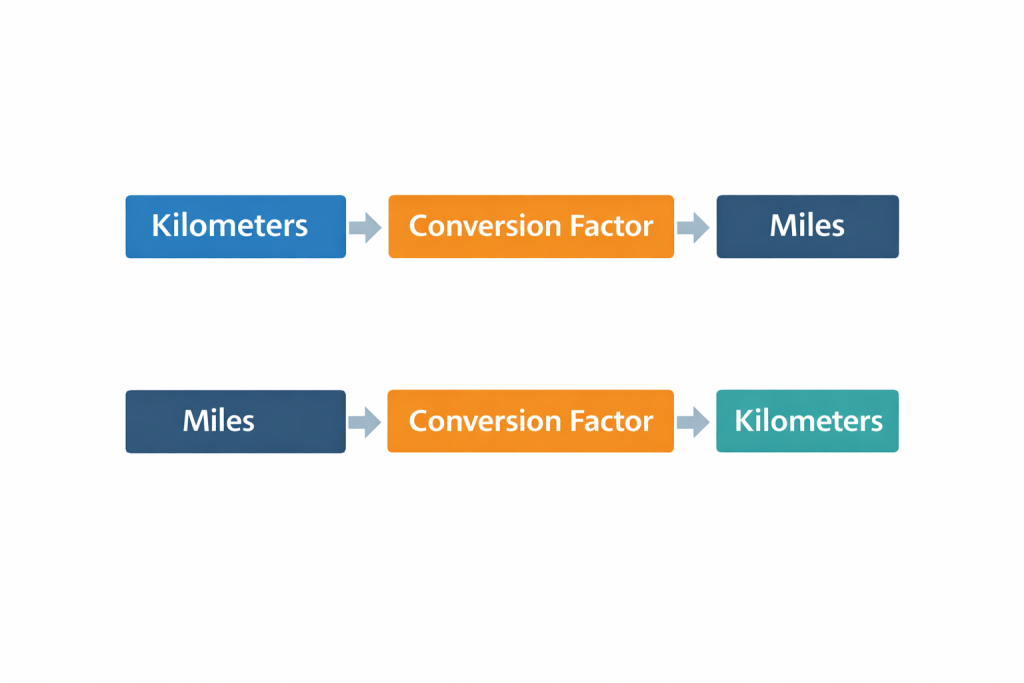 how distance conversion works using conversion factor