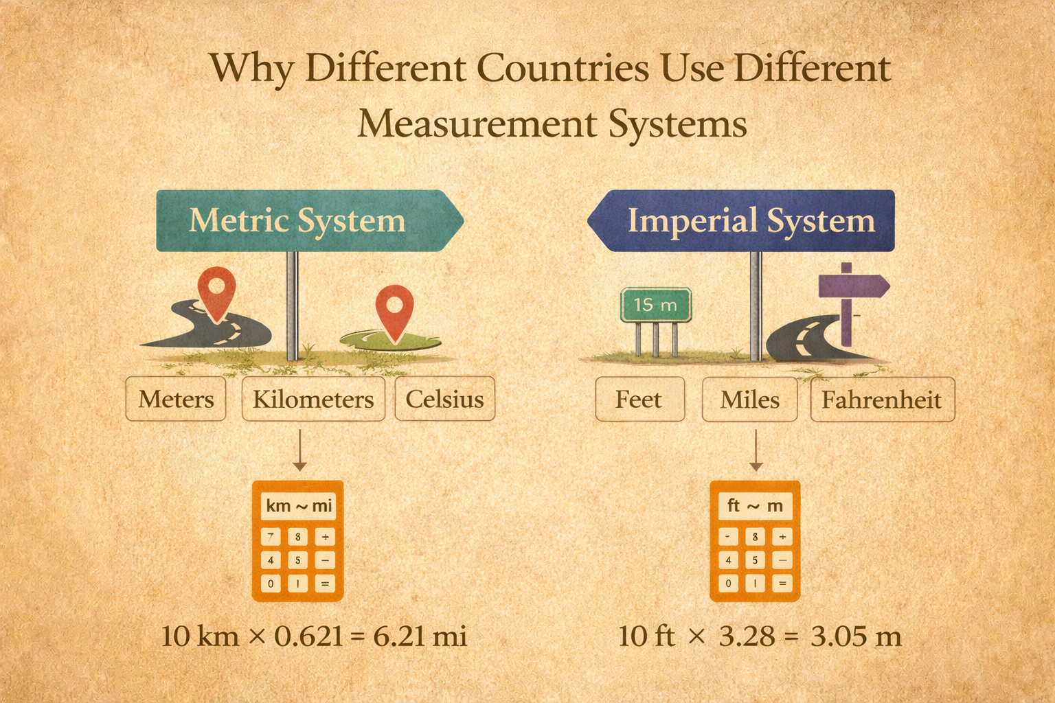 Why Different Countries Use Different Measurement Systems