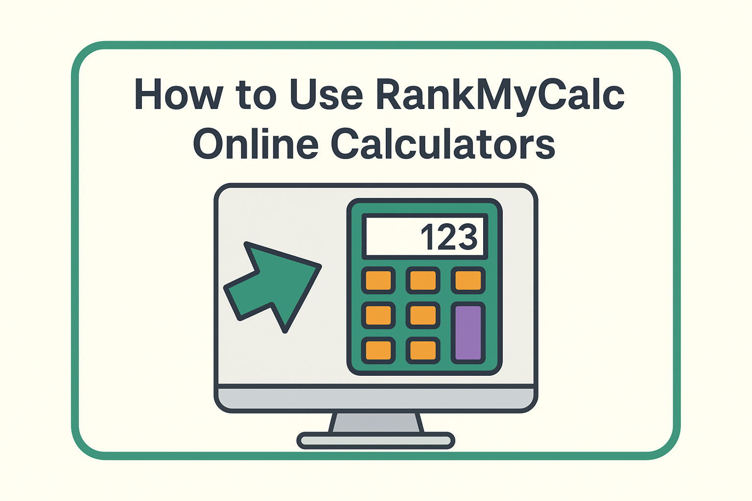 how to use RankMyCalc online calculators